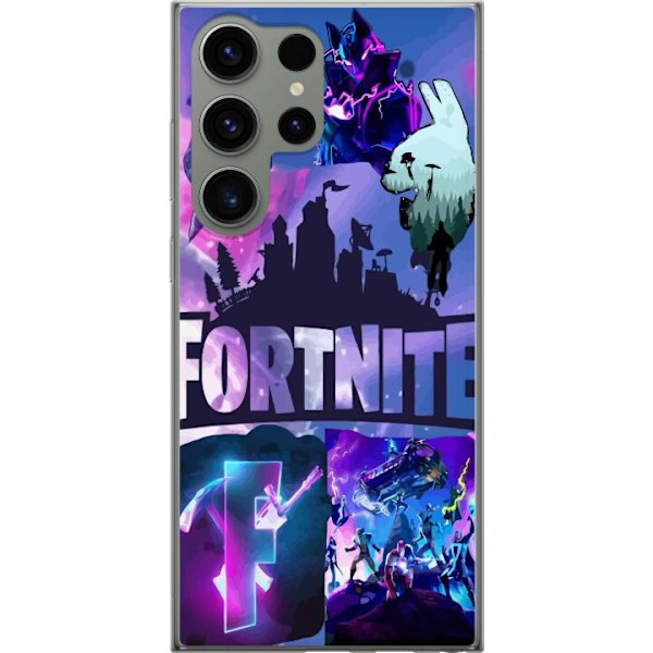 Samsung Galaxy S23 Ultra Läpinäkyvä kuori Fortnite