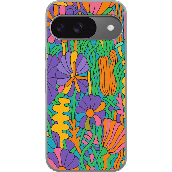 Google Pixel 9 Pro Genomskinligt Skal Color Pop