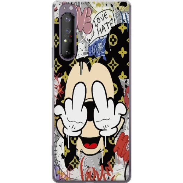 Sony Xperia 1 II Gennemsigtig cover Mickey Mouse LV