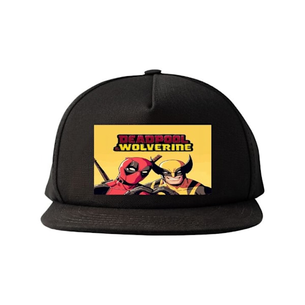 Snapback for Voksen | Justerbar Caps svart one size