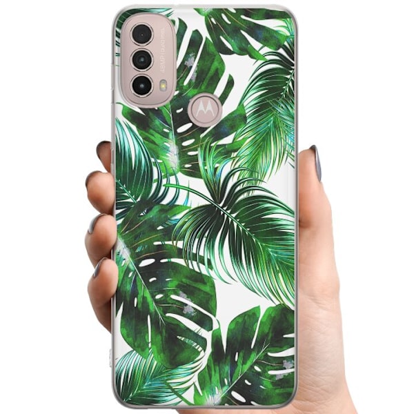 Motorola Moto E40 TPU Matkapuhelimen kuori Lehti