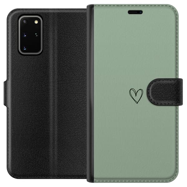 Yhteensopiva Lompakkokotelo Samsung Galaxy S20+ Sydän