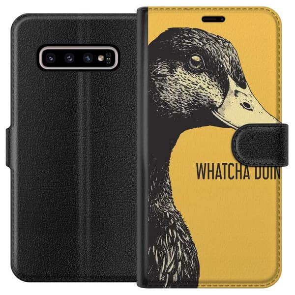 Kompatibelt Lommeboketui til Samsung Galaxy S10+ Nysgjerrig And