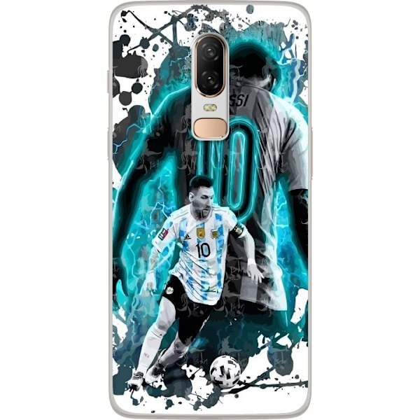 OnePlus 6 Gennemsigtig cover Messi