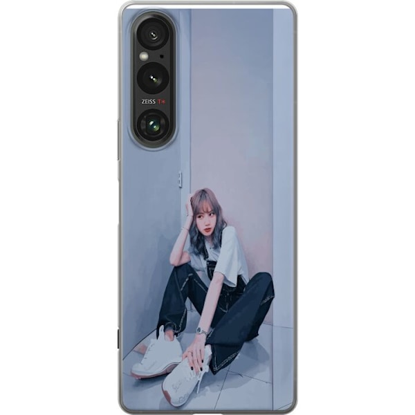 Sony Xperia 1 V Läpinäkyvä kuori Lisa from Blackpink – K-pop Style Icon