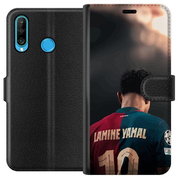 Huawei P30 lite Lommeboketui Lamine Yamal