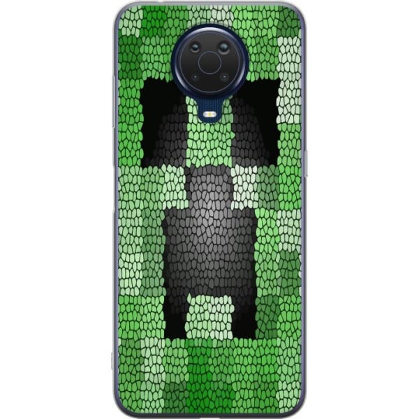 Nokia G20 Genomskinligt Skal Creeper / Minecraft