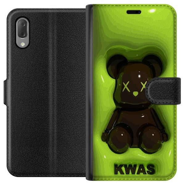 Sony Xperia L3 Lompakkokotelo KAWS Vihreä