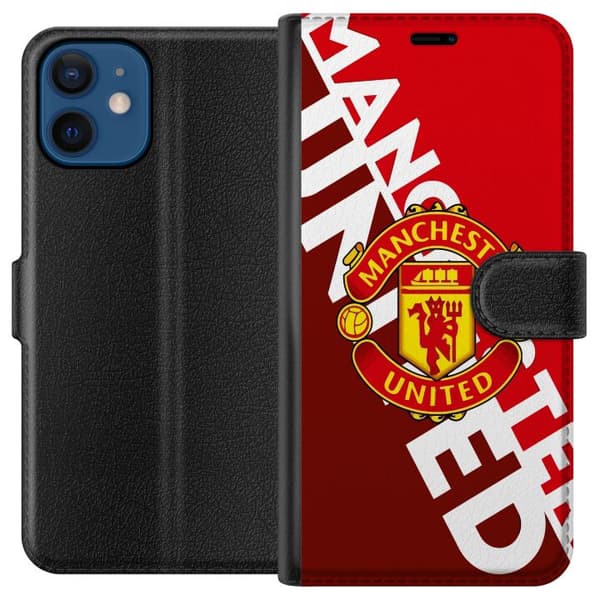 Kompatibelt Plånboksfodral till Apple iPhone 12 Manchester United