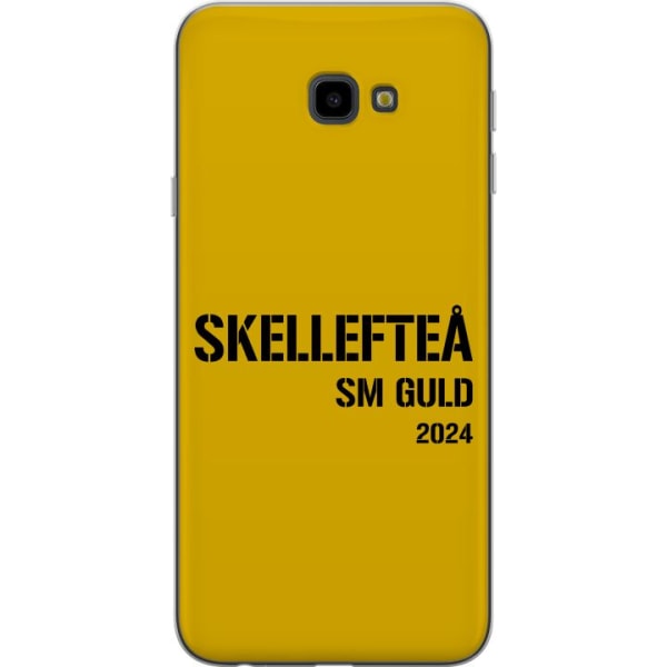 Samsung Galaxy J4+ Läpinäkyvä kuori Skellefteå SM KULTA