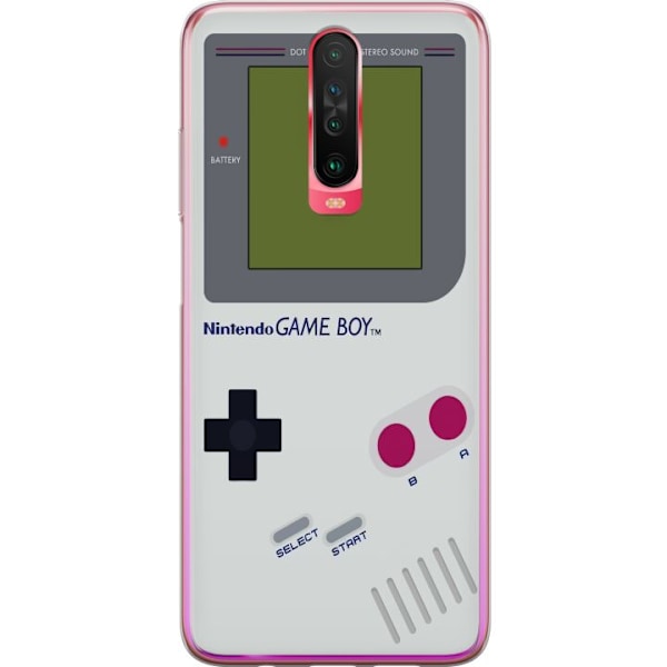 Xiaomi Redmi K30 Genomskinligt Skal Game Boy