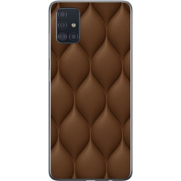 Samsung Galaxy A51 Genomskinligt Skal Cocoa Scales