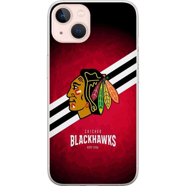 Kompatibelt Mobilskal till Apple iPhone 13 Chicago Blackhawks (NHL)