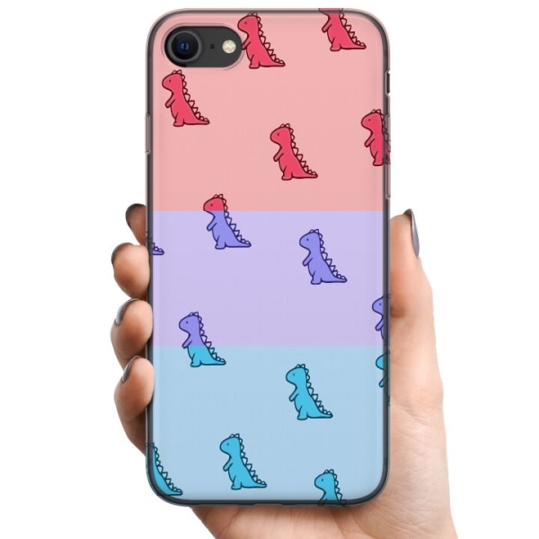 Apple iPhone 7 TPU Mobilcover Dino