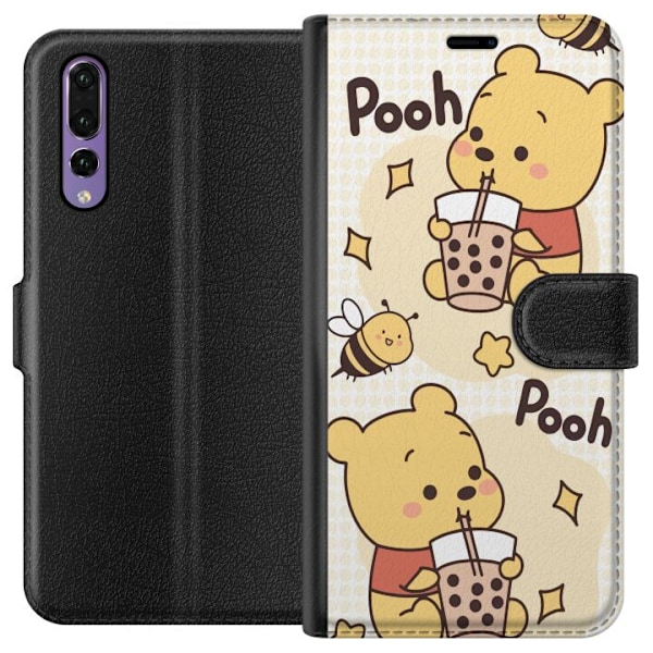 Huawei P20 Pro Tegnebogsetui Nalle Pooh-stil - klassisk bjørn