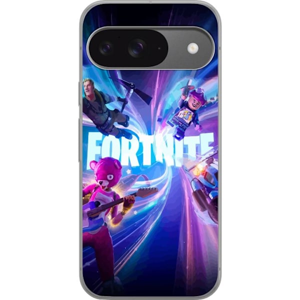 Google Pixel 9 Gjennomsiktig deksel Fortnite