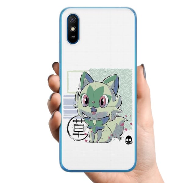 Xiaomi Redmi 9A TPU Mobilcover Sprigatito (Pokémon)