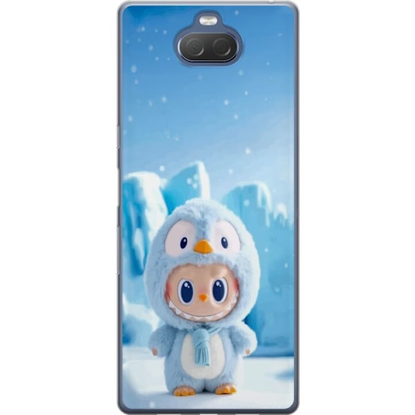 Sony Xperia 10 Plus Läpinäkyvä kuori musta ritari fortnite