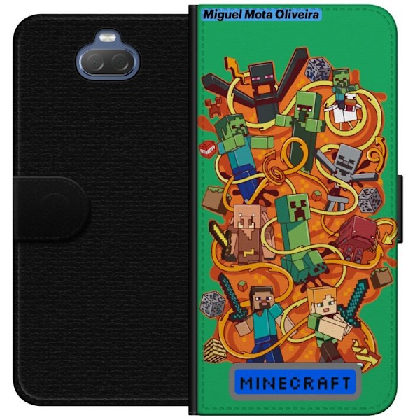 Sony Xperia 10 Plus Tegnebogsetui Minecraft