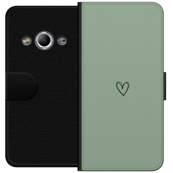 Samsung Galaxy Xcover 3 Plånboksfodral Hjärta
