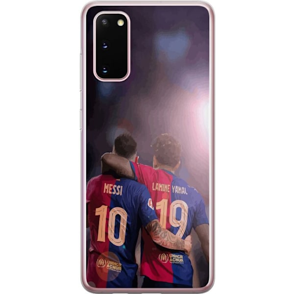 Samsung Galaxy S20 Läpinäkyvä kuori Lamine Yamal VS Messi