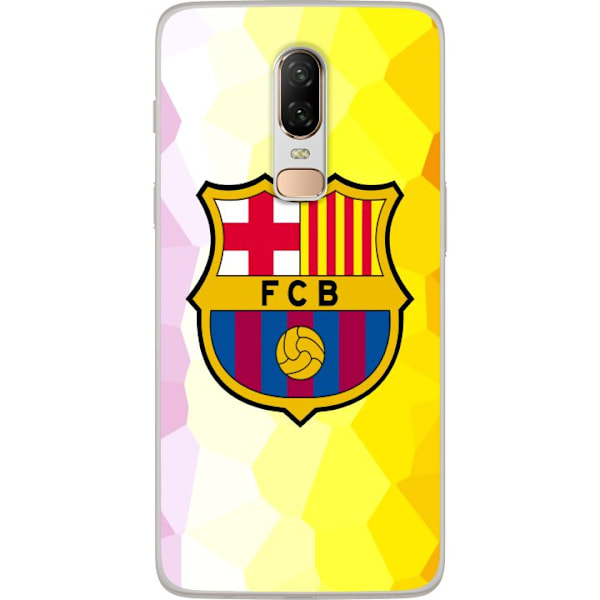 OnePlus 6 Gjennomsiktig deksel FC Barcelona