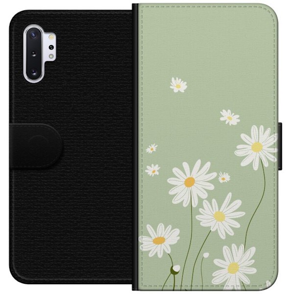 Samsung Galaxy Note10+ Plånboksfodral Prästkragar – blommigt mönster i svensk sommarstil