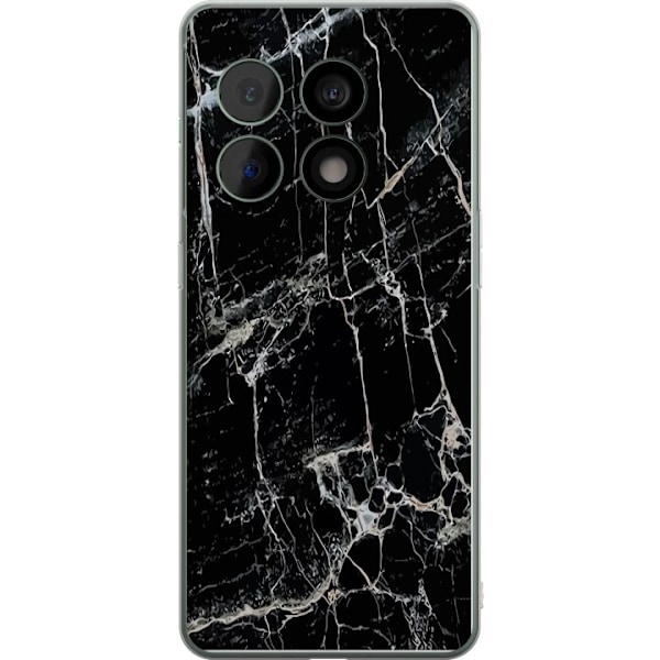 OnePlus 10 Pro Gennemsigtig cover Svart Marmor