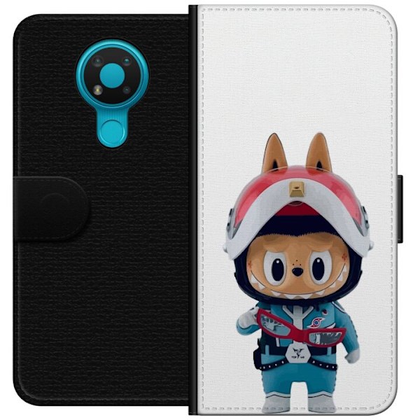 Nokia 3.4 Lompakkokotelo How2work Labubu hirviöt x Ultraman B