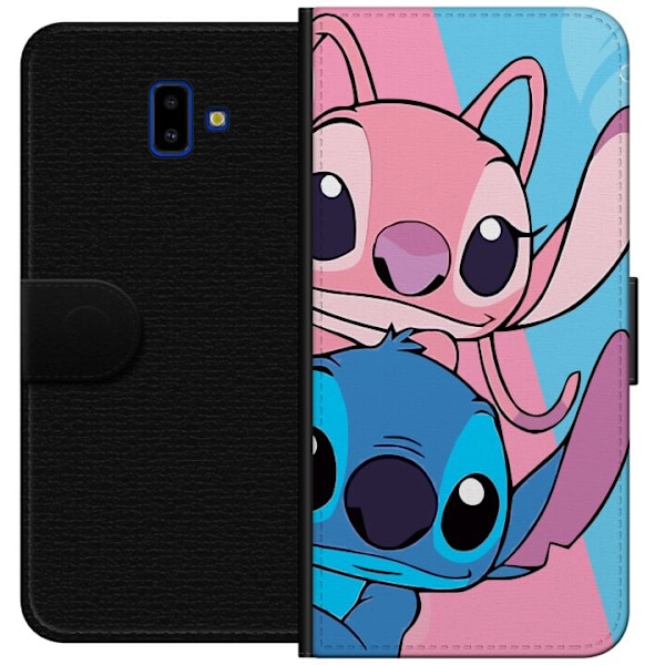 Samsung Galaxy J6+ Plånboksfodral Stitch & Angel