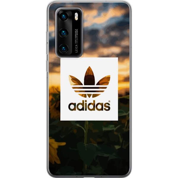 Huawei P40 Läpinäkyvä kuori Adidas