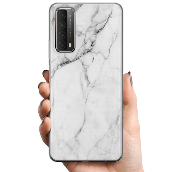 Huawei P smart 2021 TPU Mobildeksel Marmor