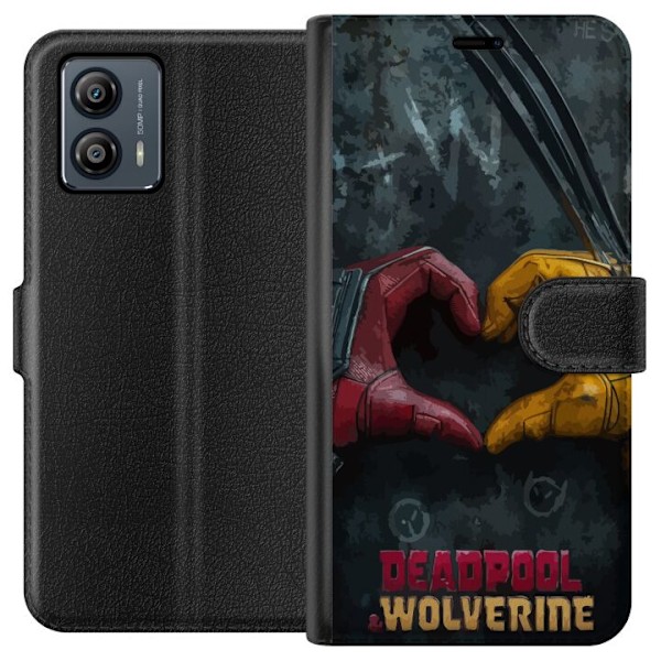 Motorola Moto G53 Tegnebogsetui Wolverine Deadpool