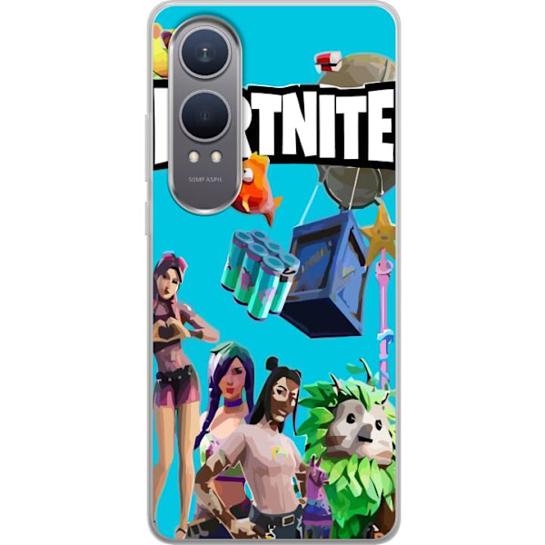 OnePlus Nord CE4 Lite Läpinäkyvä kuori Fortnite