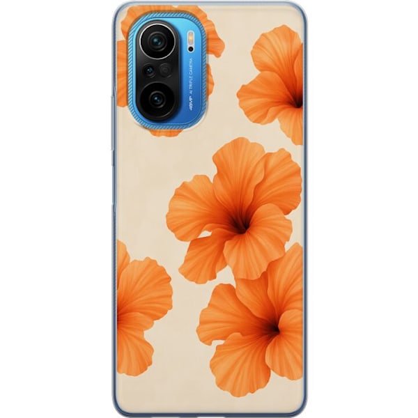 Xiaomi Poco F3 Gennemsigtig cover Papaya Punch