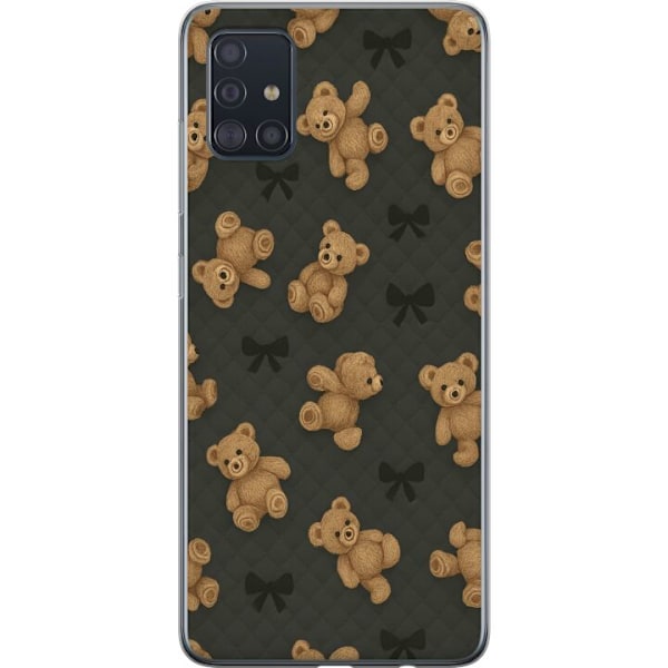 Samsung Galaxy A51 Läpinäkyvä kuori Teddy Halauksia