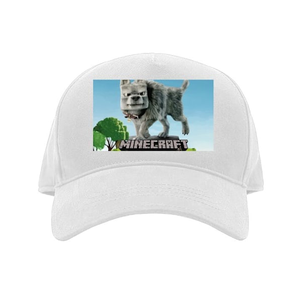 Keps för Vuxen | Klassisk Justerbar Keps A Minecraft Movie vit Vuxen