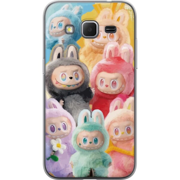 Samsung Galaxy Core Prime Genomskinligt Skal Labubu Sketch Style – Handritat monster i tusch