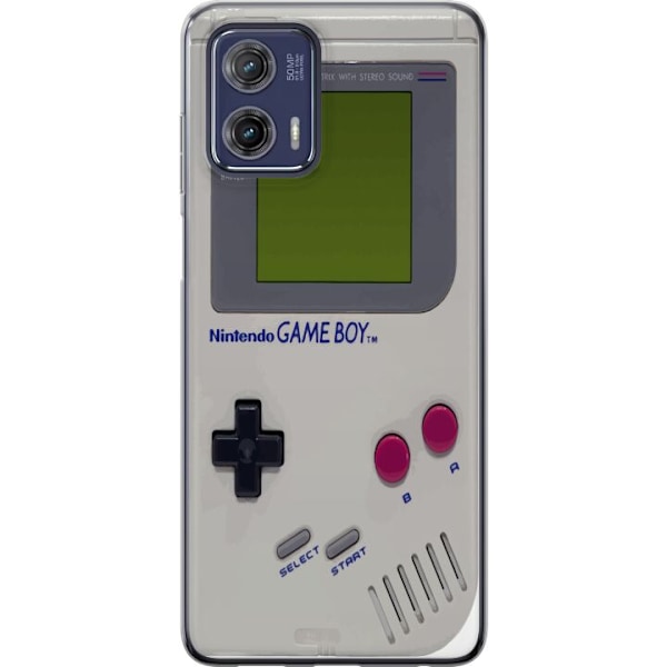 Motorola Moto G73 Gennemsigtig cover Game Boy