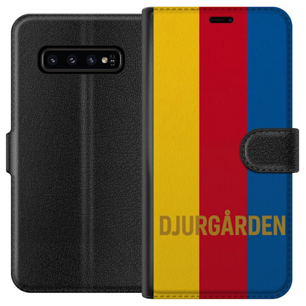 Samsung Galaxy S10 Plånboksfodral Djurgården – fotboll