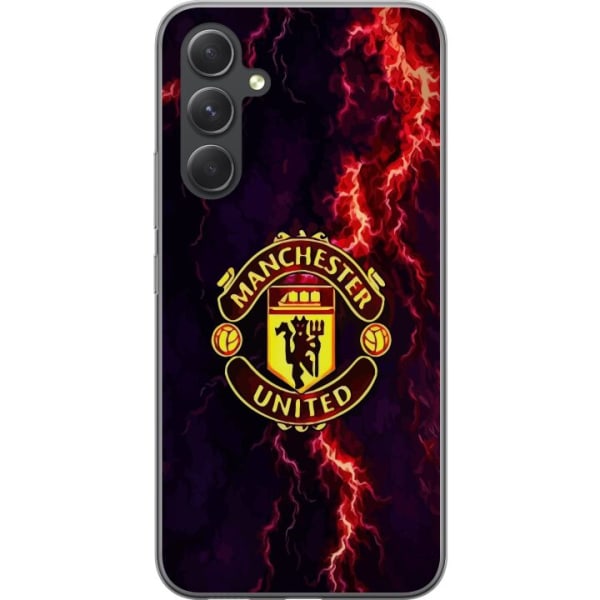 Samsung Galaxy S24+ Gennemsigtig cover Manchester United