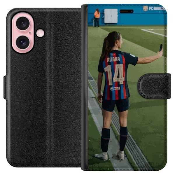 Apple iPhone 16 Lommeboketui Aitana Bonmatí (FC Barcelona)