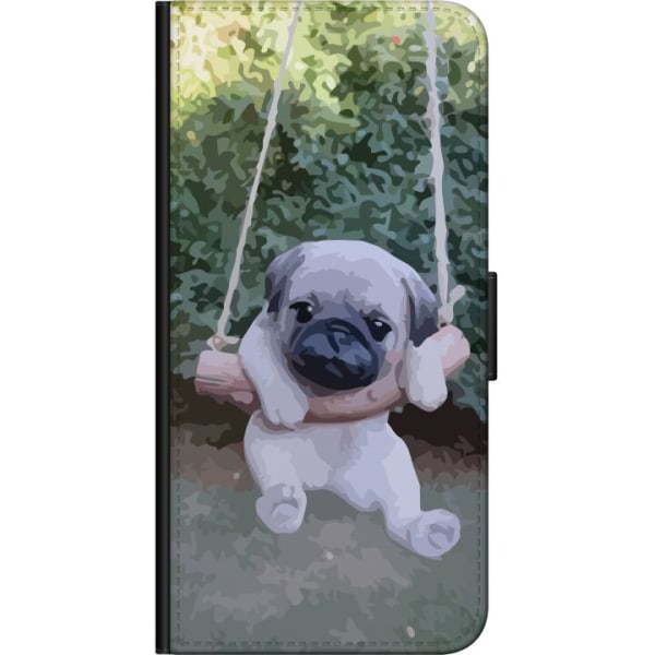 Samsung Galaxy A20s Plånboksfodral Pug On A Swing