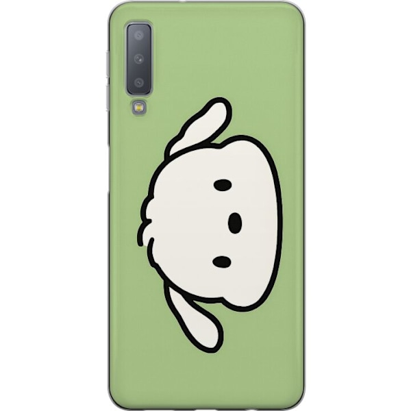 Samsung Galaxy A7 (2018) Gennemsigtig cover Snoopy Flip
