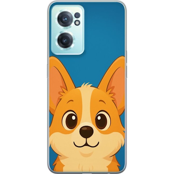 OnePlus Nord CE 2 5G Gjennomsiktig deksel Hello Corgi