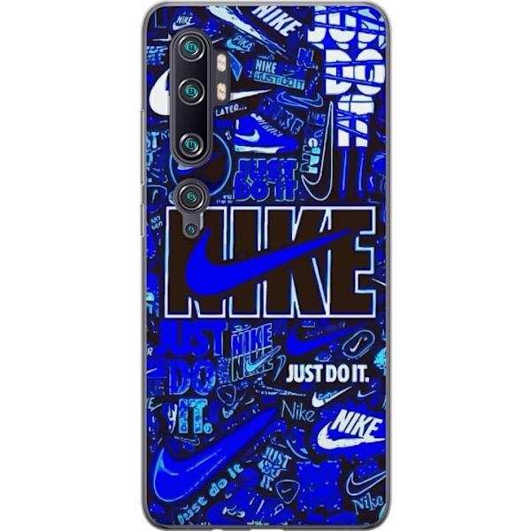 Xiaomi Mi Note 10 Pro Läpinäkyvä kuori Nike