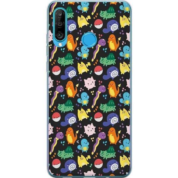 Kompatibel Mobilcover til Huawei P30 lite Pokemon