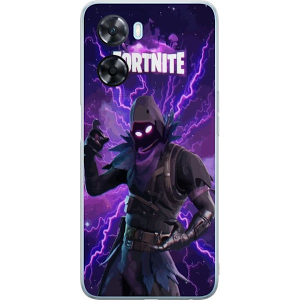 OnePlus Nord N20 SE Genomskinligt Skal Fortnite Raven – Mörk Stridsikon från Battle Royale