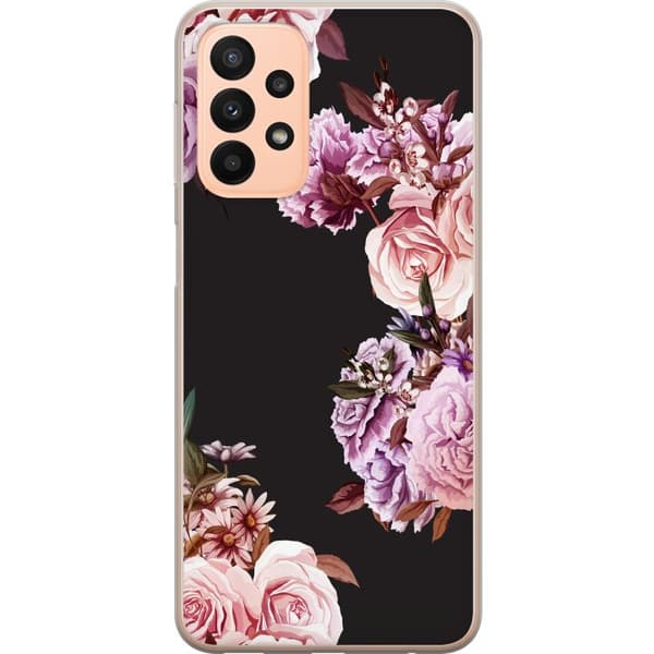 Kompatibelt Mobilskal till Samsung Galaxy A23 Blommor