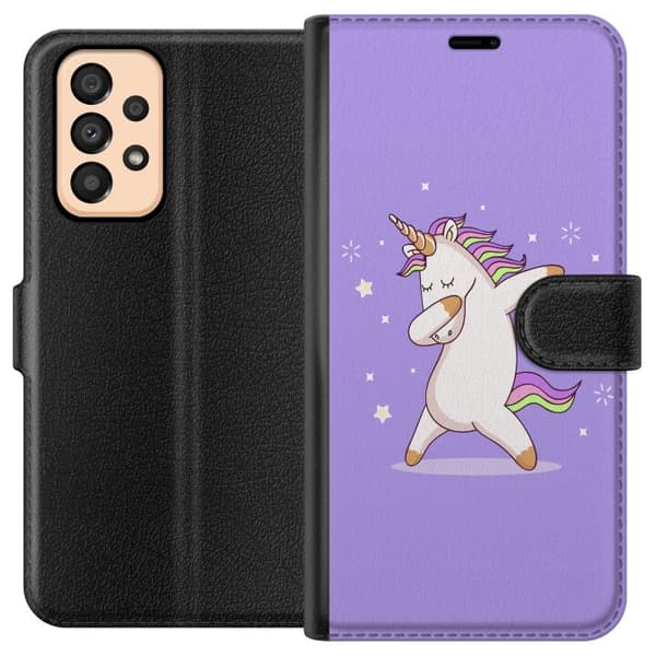Kompatibelt Plånboksfodral till Samsung Galaxy A33 5G Unicorn Dab